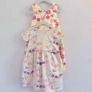 Bundle of 2 Flower Pattern Dresses: Emma’s Garden and Wonder Nation. Siz…